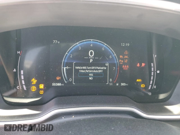 2024 Toyota Corolla Cross XLE с VIN 7MUDAAAG1RV083793, выставлен на аукционе Copart как лот 55105775 с пробегом 55 388 миль миль и Списание • Salvage title. История ставок и продаж доступна на DreamBid. Изображение 9.