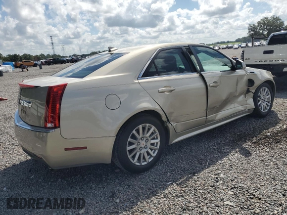 2013 Cadillac CTS Luxury with VIN 1G6DE5E53D0167210, listed as a Copart auction lot 61766435 with 54,249 mi miles and Salvage title. Bid and sale history available at DreamBid. Image 3.