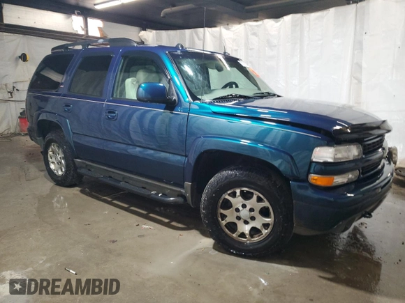 2005 Chevrolet Tahoe LT with VIN 1GNEC13T45R224004, listed as a Copart auction lot 73709734 with 291,156 mi miles and Salvage Title. Bid and sale history available at carsss.com. Image 4.