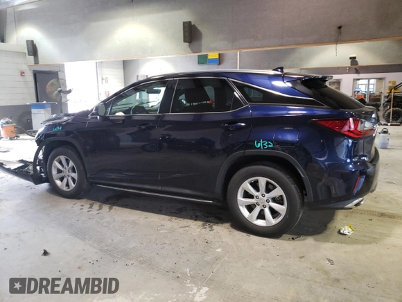 2017 Lexus RX with VIN 2T2BZMCAXHC093004, listed as a Copart auction lot 43009203 with 36,823 mi miles. Bid and sale history available at carsss.com. Image 2.