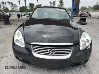 2005 Lexus SC with VIN JTHFN48Y150069492, listed as a Copart auction lot 61017784 with 51,422 mi miles and Salvage Title. Bid and sale history available at carsss.com. Image 5.