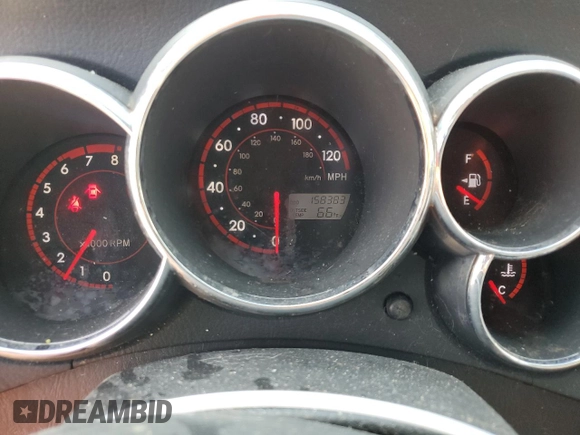 2006 Toyota Matrix STD with VIN 2T1KR32E46C622995, listed as a Copart auction lot 47168145 with 158,383 mi miles and Salvage Title. Bid and sale history available at carsss.com. Image 9.