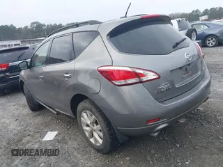 2012 Nissan Murano S with VIN JN8AZ1MW9CW220533, listed as a IAAI auction lot 41492825 with 150,409 mi miles. Bid and sale history available at carsss.com. Image 3.