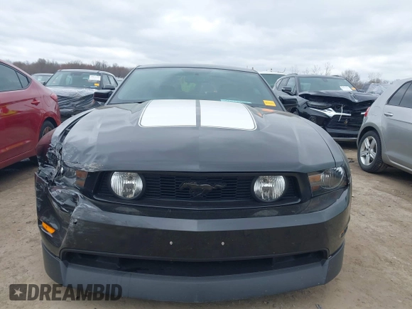 2010 Ford Mustang GT with VIN 1ZVBP8CHXA5134181, listed as a IAAI auction lot 42042405 with 58,611 mi miles. Bid and sale history available at carsss.com. Image 12.