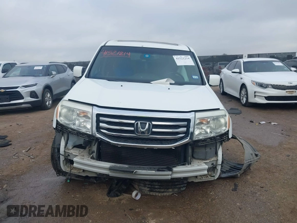 2012 Honda Pilot EX-L with VIN 5FNYF3H51CB012098, listed as a IAAI auction lot 41521214 with 157,701 mi miles. Bid and sale history available at carsss.com. Image 13.
