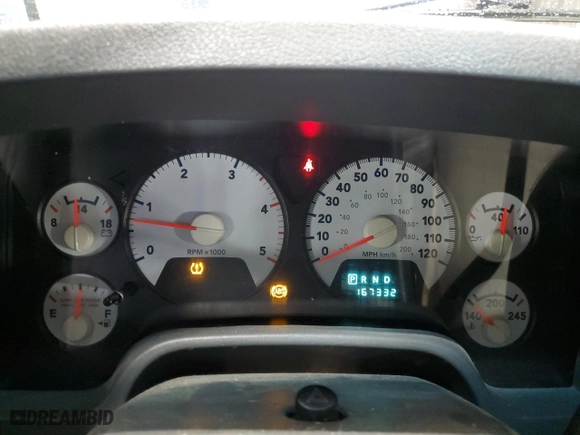 2008 Dodge Ram 2500 SLT with VIN 3D7KS28A58G180665, listed as a Copart auction lot 50392165 with 167,332 mi miles and Salvage Title. Bid and sale history available at carsss.com. Image 9.