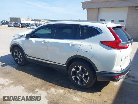 2018 Honda CR-V Touring with VIN 2HKRW2H92JH662753, listed as a IAAI auction lot 39538586 with 83,202 mi miles. Bid and sale history available at carsss.com. Image 3.