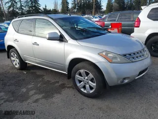 2006 Nissan Murano SL with VIN JN8AZ08T76W402651, listed as a IAAI auction lot 41513127 with 135,716 mi miles. Bid and sale history available at carsss.com. Image 1.