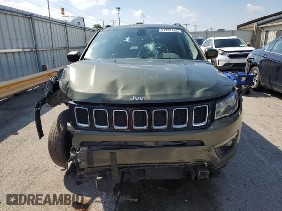2019 Jeep Compass Latitude with VIN 3C4NJDBB2KT735142, listed as a Copart auction lot 57287444 with 139,517 mi miles and Non repairable. Bid and sale history available at DreamBid. Image 5.