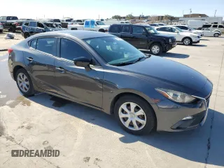 2015 Mazda 3 i SV with VIN JM1BM1T7XF1221460, listed as a Copart auction lot 76098874 with 105,542 mi miles and Clean Title. Bid and sale history available at DreamBid. Image 4.