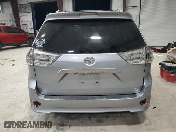 2011 Toyota Sienna SE with VIN 5TDXK3DC0BS063470, listed as a Copart auction lot 48804635 with 203,675 mi miles and Salvage Title. Bid and sale history available at carsss.com. Image 6.