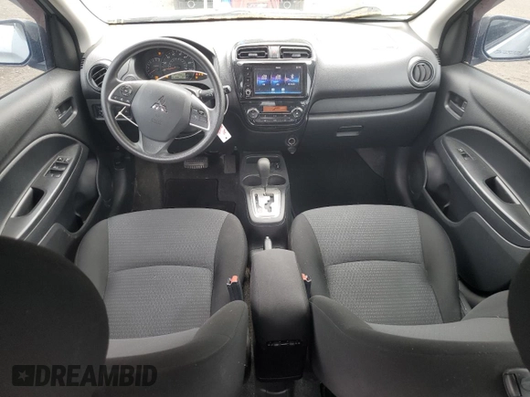 2021 Mitsubishi Mirage ES with VIN ML32FUFJ6MHF00658, listed as a Copart auction lot 61990415 with 58,412 mi miles and Salvage title. Bid and sale history available at DreamBid. Image 8.
