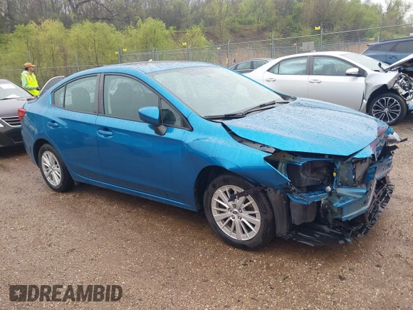 2017 Subaru Impreza Premium z VIN 4S3GKAB68H3610559, wystawiony jako IAAI lot #42156102 z przebiegiem 79 548 mil mil oraz . Historia ofert i sprzedaży dostępna na DreamBid. Obrazek 1.