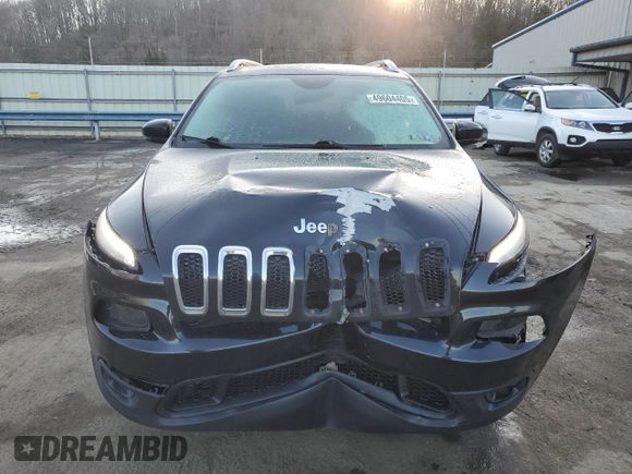 2015 Jeep Cherokee Latitude with VIN 1C4PJMCBXFW694086, listed as a Copart auction lot 49604405 with 119,743 mi miles and Salvage Title. Bid and sale history available at carsss.com. Image 5.