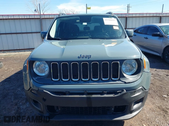 2017 Jeep Renegade Latitude with VIN ZACCJABB6HPE63913, listed as a IAAI auction lot 41588047 with 85,474 mi miles and . Bid and sale history available at DreamBid. Image 12.