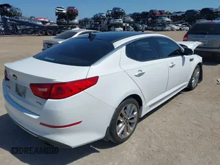 2015 Kia Optima SXL Turbo with VIN 5XXGR4A63FG517492, listed as a IAAI auction lot 42022042 with 162,400 mi miles and . Bid and sale history available at DreamBid. Image 4.