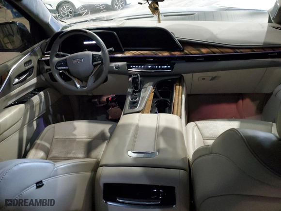 2021 Cadillac Escalade Premium Luxury Platinum with VIN 1GYS4DKL1MR430272, listed as a Copart auction lot 58939294 with 59,907 mi miles and Non Repairable. Bid and sale history available at carsss.com. Image 8.