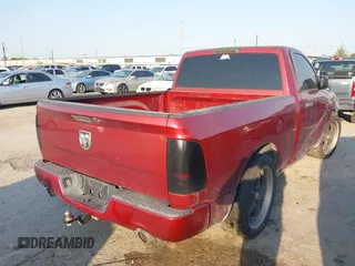 2013 Ram 1500 Express with VIN 3C6JR6ATXDG505168, listed as a IAAI auction lot 40466355 with 161,188 mi miles and . Bid and sale history available at DreamBid. Image 4.
