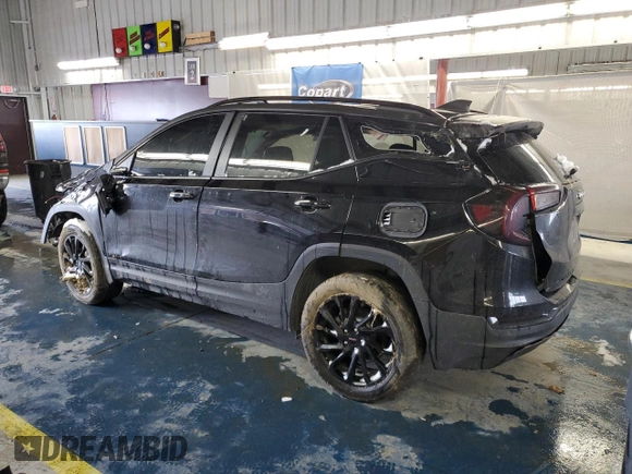 2024 GMC Terrain SLE with VIN 3GKALMEG4RL107176, listed as a Copart auction lot 87487244 with 22,818 mi miles and Salvage title. Bid and sale history available at DreamBid. Image 2.