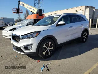2016 Kia Sorento EX with VIN 5XYPH4A10GG055557, listed as a Copart auction lot 88999925 with 93,584 mi miles and Salvage Title. Bid and sale history available at carsss.com. Image 1.