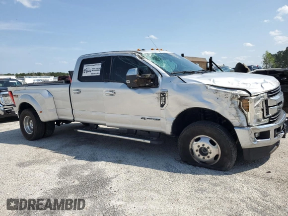 2019 Ford F-350 XL with VIN 1FT8W3DT3KEG72017, listed as a Copart auction lot 50609235 with 161,842 mi miles and Salvage title. Bid and sale history available at DreamBid. Image 1.