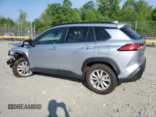2022 Toyota Corolla Cross LE with VIN 7MUCAAAG4NV008835, listed as a Copart auction lot 55262205 with 13,332 mi miles and Salvage title. Bid and sale history available at DreamBid. Image 2.