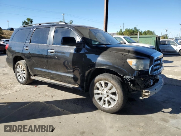 2014 Toyota Sequoia Limited with VIN 5TDKY5G17ES053201, listed as a Copart auction lot 76120664 with 0 mi miles and Salvage Title. Bid and sale history available at carsss.com. Image 4.