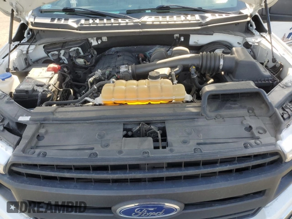 2020 Ford F-150 XL with VIN 1FTEX1CB7LKD33339, listed as a Copart auction lot 48669855 with 101,027 mi miles and Salvage title. Bid and sale history available at DreamBid. Image 11.