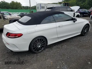 2023 Mercedes-Benz C 300 with VIN W1KWK8DB2PG119688, listed as a Copart auction lot 66155854 with 13,186 mi miles and Salvage Title. Bid and sale history available at DreamBid. Image 3.