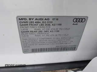 2017 Audi Q3 Premium with VIN WA1ECCFS5HR003565, listed as a IAAI auction lot 42140711 with 74,034 mi miles and . Bid and sale history available at DreamBid. Image 9.