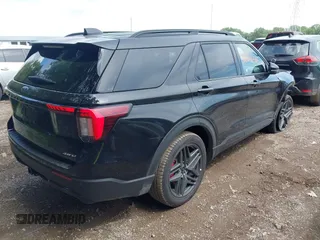 2025 Ford Explorer ST-Line with VIN 1FMUK8KH7SGB38511, listed as a IAAI auction lot 42846565 with 11,936 mi miles and . Bid and sale history available at DreamBid. Image 4.