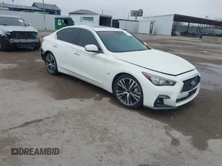 2020 Infiniti Q50 Luxe with VIN JN1EV7AP4LM200598, listed as a IAAI auction lot 41629830 with 69,882 mi miles and . Bid and sale history available at DreamBid. Image 1.