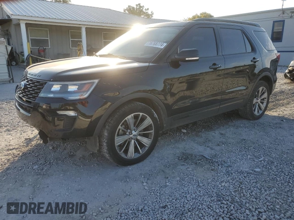 2018 Ford Explorer Sport with VIN 1FM5K8GT4JGB11220, listed as a Copart auction lot 50001345 with 134,314 mi miles and Salvage title. Bid and sale history available at DreamBid. Image 1.