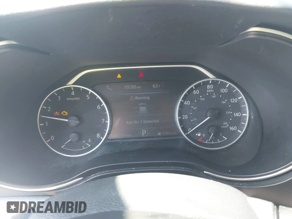 2018 Nissan Maxima SR with VIN 1N4AA6AP3JC374804, listed as a IAAI auction lot 42145406 with 136,757 mi miles. Bid and sale history available at carsss.com. Image 7.