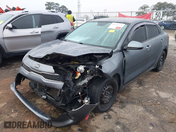 2019 Kia Rio S with VIN 3KPA24AB4KE177733, listed as a IAAI auction lot 41798578 with 75,671 mi miles. Bid and sale history available at carsss.com. Image 17.