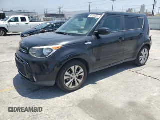 2016 Kia Soul + z VIN KNDJP3A58G7343426, wystawiony jako Copart lot #60759005 z przebiegiem 114 277 mil mil oraz Szkoda całkowita • Salvage title. Historia ofert i sprzedaży dostępna na DreamBid. Obrazek 1.