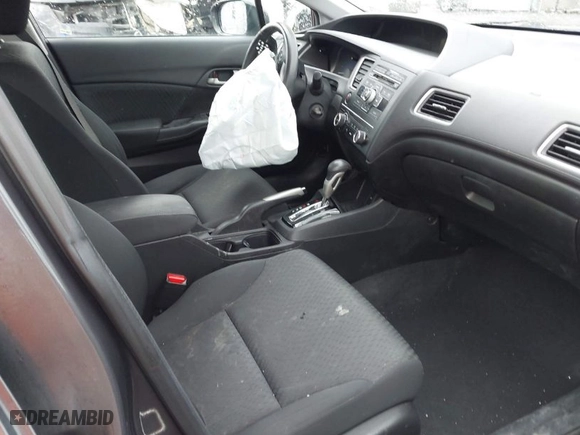 2014 Honda Civic Sedan LX with VIN 19XFB2F50EE024591, listed as a IAAI auction lot 41909219 with 118,233 mi miles. Bid and sale history available at carsss.com. Image 5.