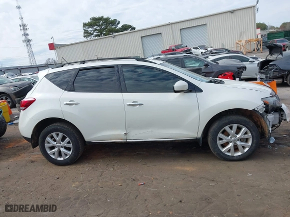 2014 Nissan Murano SL with VIN JN8AZ1MU1EW418461, listed as a IAAI auction lot 41690883 with 191,612 mi miles. Bid and sale history available at carsss.com. Image 13.