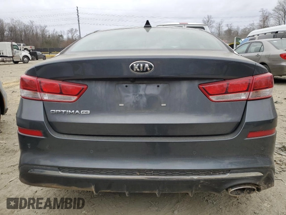 2020 Kia Optima LX with VIN 5XXGT4L32LG448231, listed as a Copart auction lot 47798745 with 84,178 mi miles and Salvage Title. Bid and sale history available at carsss.com. Image 6.