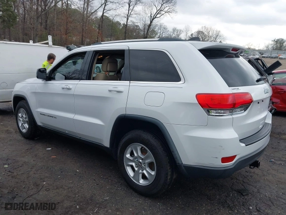 2014 Jeep Grand Cherokee Laredo with VIN 1C4RJEAG3EC180965, listed as a IAAI auction lot 41488781 with 108,633 mi miles. Bid and sale history available at carsss.com. Image 3.
