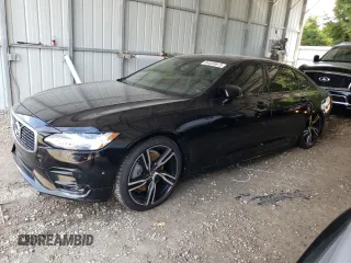 2020 Volvo S90 R-Design with VIN LVYA22MT0LP143436, listed as a Copart auction lot 64449973 with 129,781 mi miles. Bid and sale history available at carsss.com. Image 1.