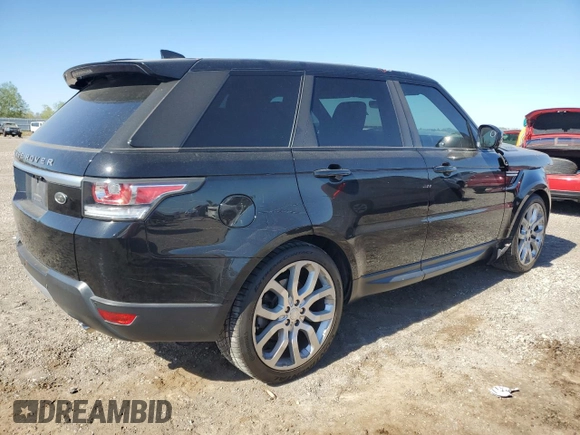2017 Land Rover Range Rover Sport HSE with VIN SALWR2FK6HA666962, listed as a Copart auction lot 49790465 with 84,911 mi miles and Salvage Title. Bid and sale history available at carsss.com. Image 3.