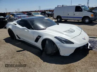 2016 Chevrolet Corvette Z06 2LZ with VIN 1G1YS2D64G5606608, listed as a Copart auction lot 56267255 with 48,711 mi miles and Salvage title. Bid and sale history available at DreamBid. Image 4.