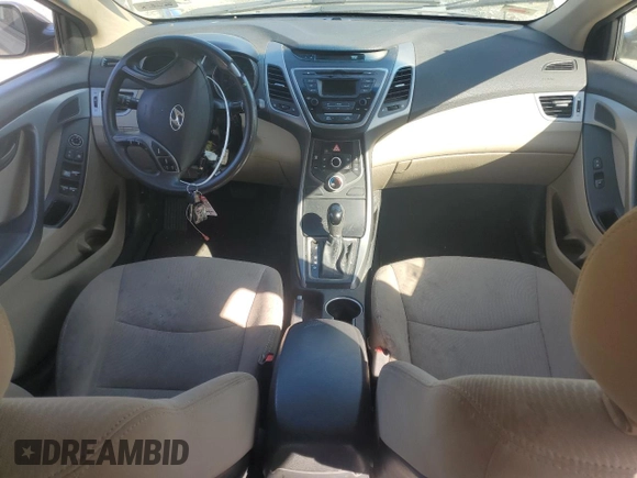 2014 Hyundai Elantra SE with VIN 5NPDH4AEXEH529140, listed as a Copart auction lot 52077465 with 82,686 mi miles and Salvage Title. Bid and sale history available at DreamBid. Image 8.