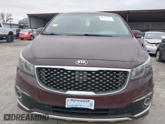 2018 Kia Sedona SX-L with VIN KNDME5C13J6376288, listed as a IAAI auction lot 40947775 with 94,476 mi miles. Bid and sale history available at carsss.com. Image 12.
