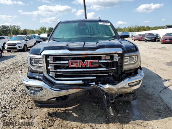 2016 GMC Sierra 1500 SLT with VIN 1GTV2NEC9GZ392952, listed as a Copart auction lot 71461064 with 103,767 mi miles and Salvage Title. Bid and sale history available at carsss.com. Image 5.
