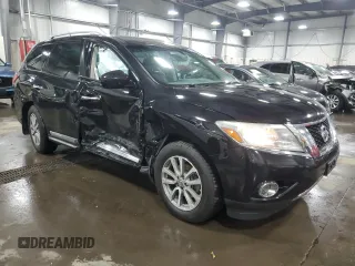 2016 Nissan Pathfinder Platinum with VIN 5N1AR2MM8GC613054, listed as a Copart auction lot 50404095 with 160,633 mi miles and Salvage Title. Bid and sale history available at carsss.com. Image 4.