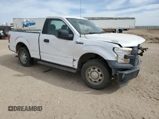 2017 Ford F-150 XL with VIN 1FTMF1C82HKD71605, listed as a Copart auction lot 44378285 with 81,978 mi miles and Salvage Title. Bid and sale history available at carsss.com. Image 4.