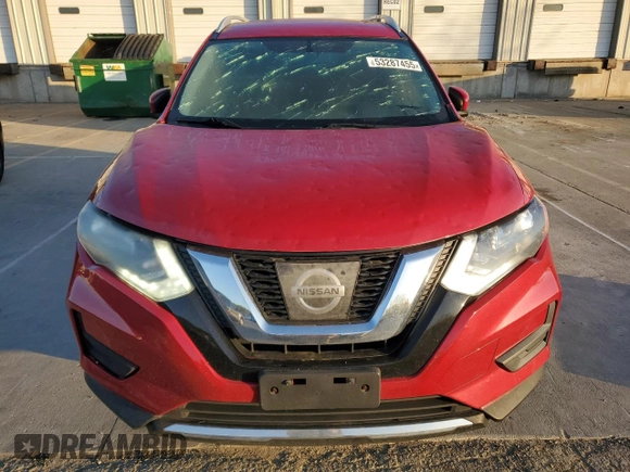 2017 Nissan Rogue SL with VIN JN8AT2MT1HW396416, listed as a Copart auction lot 53287455 with 142,360 mi miles and Salvage title. Bid and sale history available at DreamBid. Image 5.