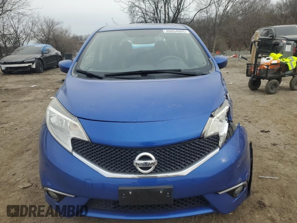 2015 Nissan Note SR with VIN 3N1CE2CP3FL434107, listed as a Copart auction lot 46054065 with 46,183 mi miles and Salvage title. Bid and sale history available at DreamBid. Image 5.